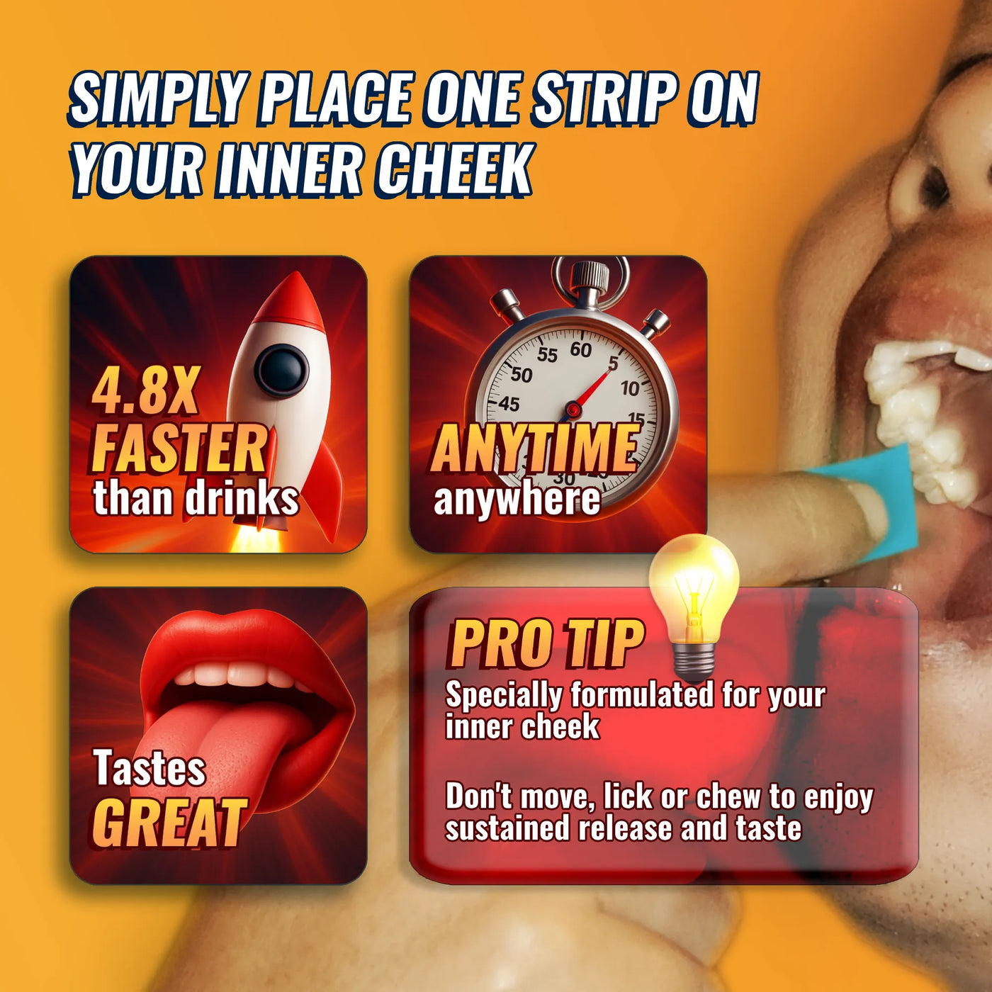 Instructions and benefits of STIM Energy Strips