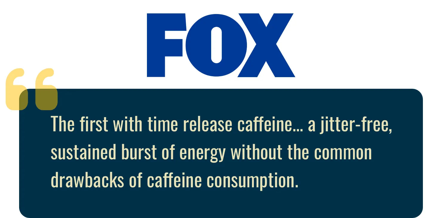 FOX affiliate quote describing the benefits of STIM Energy Strips