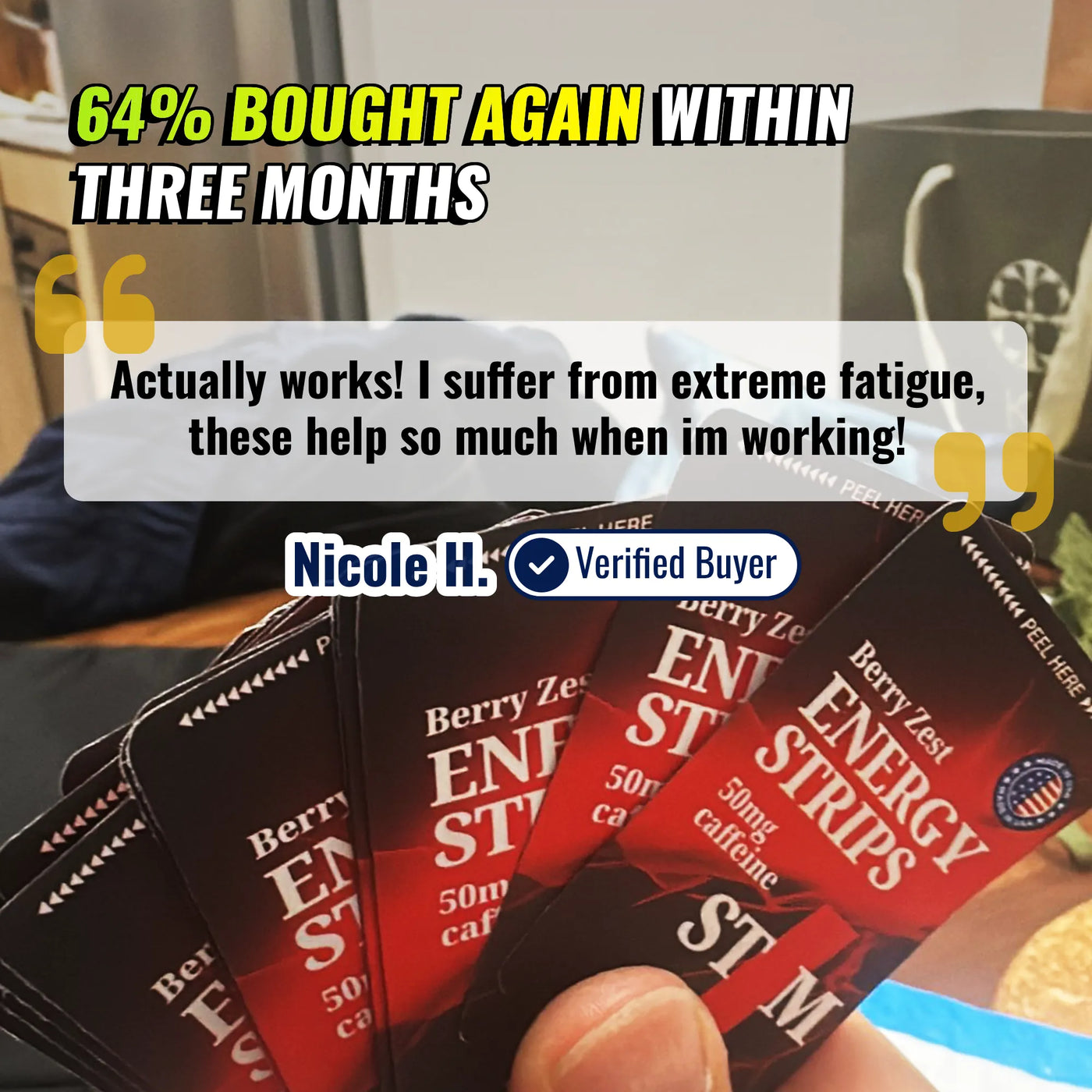 User review on the benefits of STIM Energy Strips