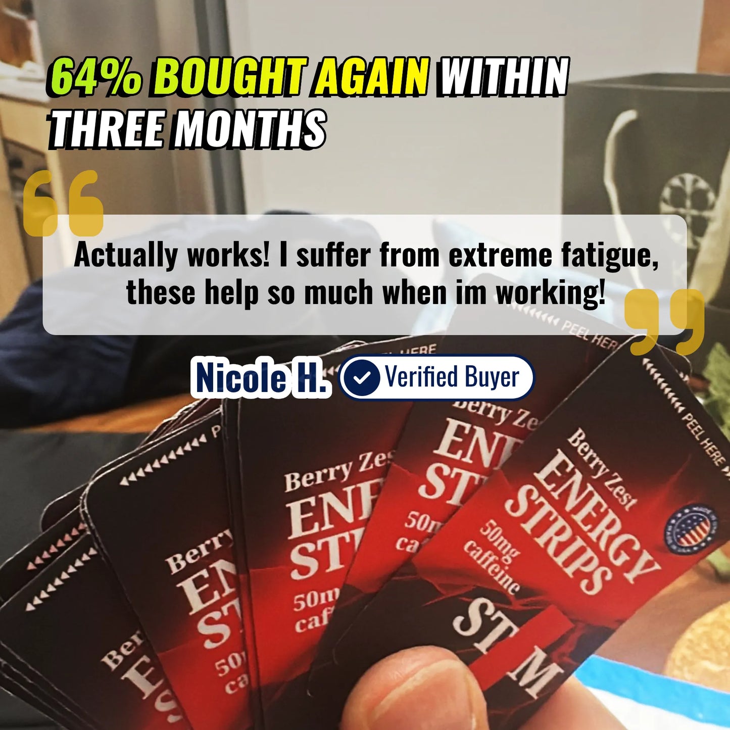 User review on the benefits of STIM Energy Strips