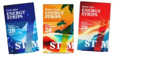 3 pack bundle of STIM Energy Strips