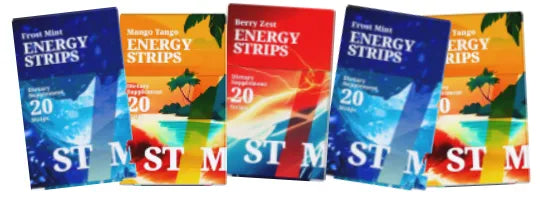 5 pack bundle of STIM Energy Strips