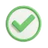 Green check mark icon