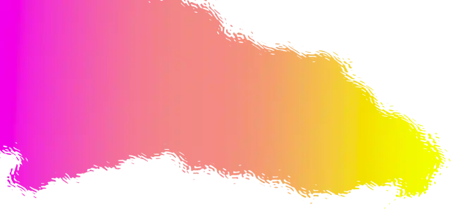 Gradient of pink, orange, and yellow on a white background